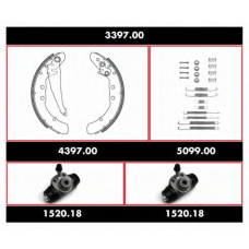 3397.00 WOKING Комплект тормозов, барабанный тормозной механизм