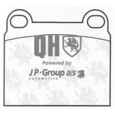 1163608319 Jp Group Комплект тормозных колодок, дисковый тормоз