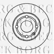 BBD4225 BORG & BECK Тормозной диск