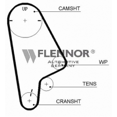 4309V FLENNOR Ремень ГРМ