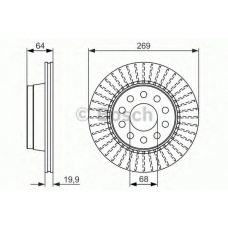 0 986 479 689 BOSCH Тормозной диск