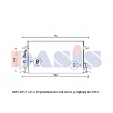 482022N AKS DASIS Конденсатор, кондиционер