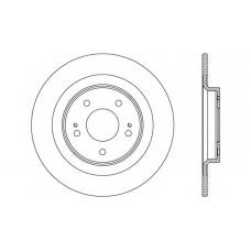 BDR2715.10 OPEN PARTS Тормозной диск