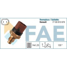 34100 FAE Датчик, температура охлаждающей жидкости