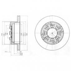 BG4171 DELPHI Тормозной диск