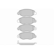 12-1010 E.T.F. Комплект тормозных колодок, дисковый тормоз