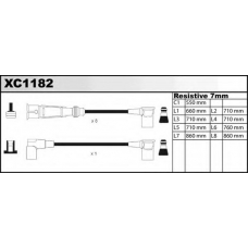 XC1182 QUINTON HAZELL Комплект проводов зажигания