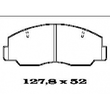 BL1208A2 FTE Колодки тормозные