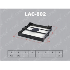 LAC-802 LYNX Cалонный фильтр
