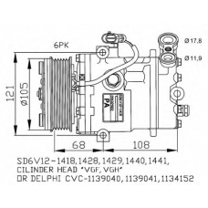 32172G NRF Компрессор, кондиционер