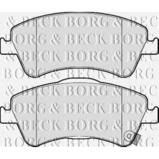 BBP2050 BORG & BECK Комплект тормозных колодок, дисковый тормоз