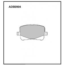 ADB0904 Allied Nippon Тормозные колодки