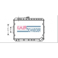 0508301 KUHLER SCHNEIDER Радиатор, охлаждение двигател