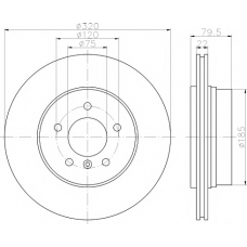 8DD 355 112-241 HELLA PAGID Тормозной диск