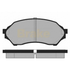 PA1430 BRAKE ENGINEERING Комплект тормозных колодок, дисковый тормоз