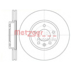 61314.10 METZGER Тормозной диск