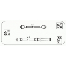 VL3 JANMOR Комплект проводов зажигания