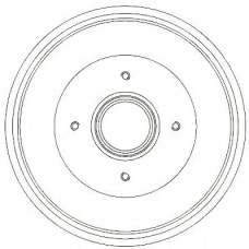 329731J JURID Тормозной барабан