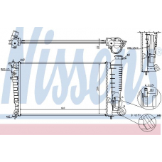 61379A NISSENS Радиатор, охлаждение двигателя
