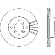 BDR1823.20 OPEN PARTS Тормозной диск