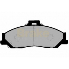 PA1340 BRAKE ENGINEERING Комплект тормозных колодок, дисковый тормоз