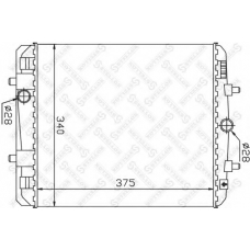 10-26359-SX STELLOX Радиатор, охлаждение двигателя