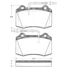 BLF1029 QUINTON HAZELL Комплект тормозных колодок, дисковый тормоз