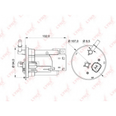 LF-957M LYNX Фильтр топл. honda stream 1.7-