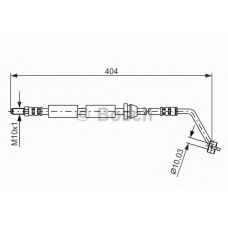 1 987 476 617 BOSCH Тормозной шланг