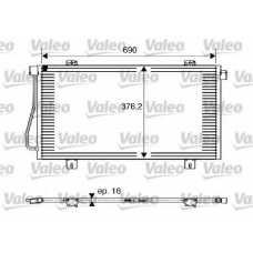 817742 VALEO Конденсатор, кондиционер