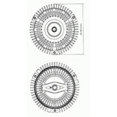 BFC029 BUGIAD Сцепление, вентилятор радиатора