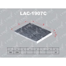 LAC1907C LYNX Фильтр салона