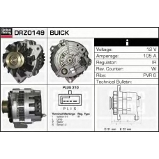 DRZ0149 DELCO REMY Генератор