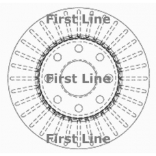 FBD1564 FIRST LINE Тормозной диск