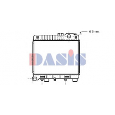 050300N AKS DASIS Радиатор, охлаждение двигателя