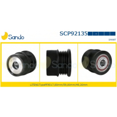SCP92135.1 SANDO Ременный шкив, генератор