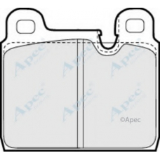 PAD622 APEC Комплект тормозных колодок, дисковый тормоз