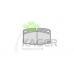 35-0156 KAGER Комплект тормозных колодок, дисковый тормоз
