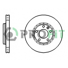 5010-1204 PROFIT Тормозной диск