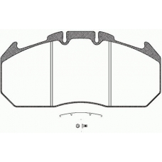 JSX 21034.30 ROADHOUSE Комплект тормозных колодок, дисковый тормоз