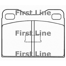 FBP1007 FIRST LINE Комплект тормозных колодок, дисковый тормоз