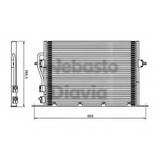 82D0225112A WEBASTO Конденсатор, кондиционер