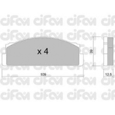 822-001-1 CIFAM Комплект тормозных колодок, дисковый тормоз