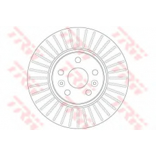 DF6449 TRW Тормозной диск