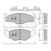 22-0045-2K METELLI Комплект тормозных колодок, дисковый тормоз