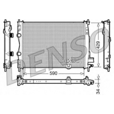 DRM46018 DENSO Радиатор, охлаждение двигателя