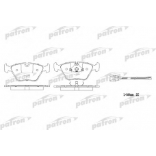 PBP779 PATRON Комплект тормозных колодок, дисковый тормоз