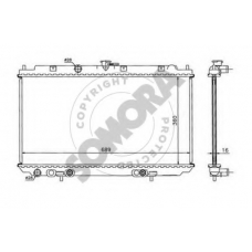 193440A SOMORA Радиатор, охлаждение двигателя