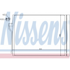 940288 NISSENS Конденсатор, кондиционер
