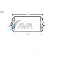 CN4086 AVA Интеркулер